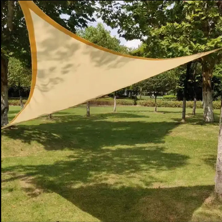 Trekantet Hdpe Sun Shade Net Shade Sejl